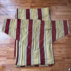 Waverley Capulet beaded ascot curtains and valance #1